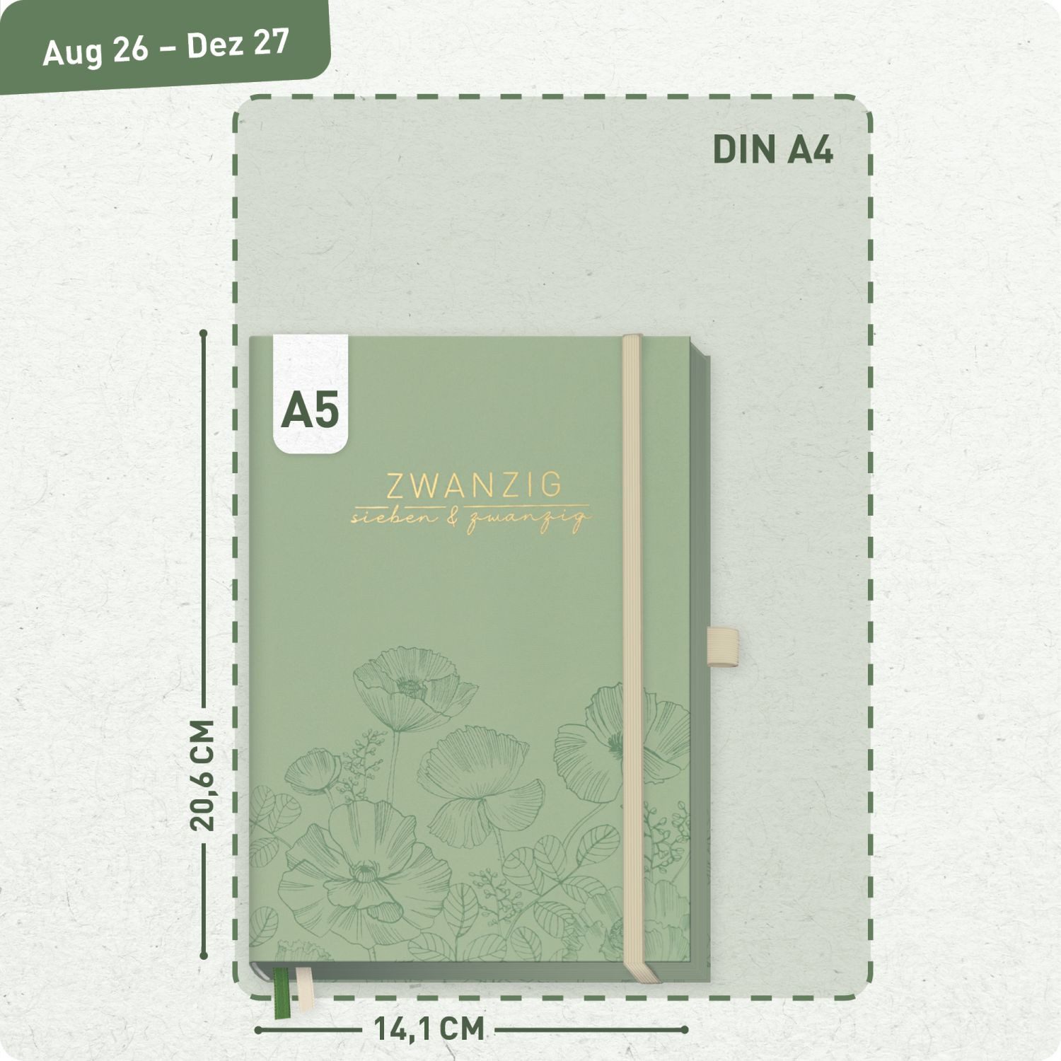 Häfft Terminkalender Business-Timer Deluxe 2026/2027 / 17 Monate / A5 – Bild 3 von 5