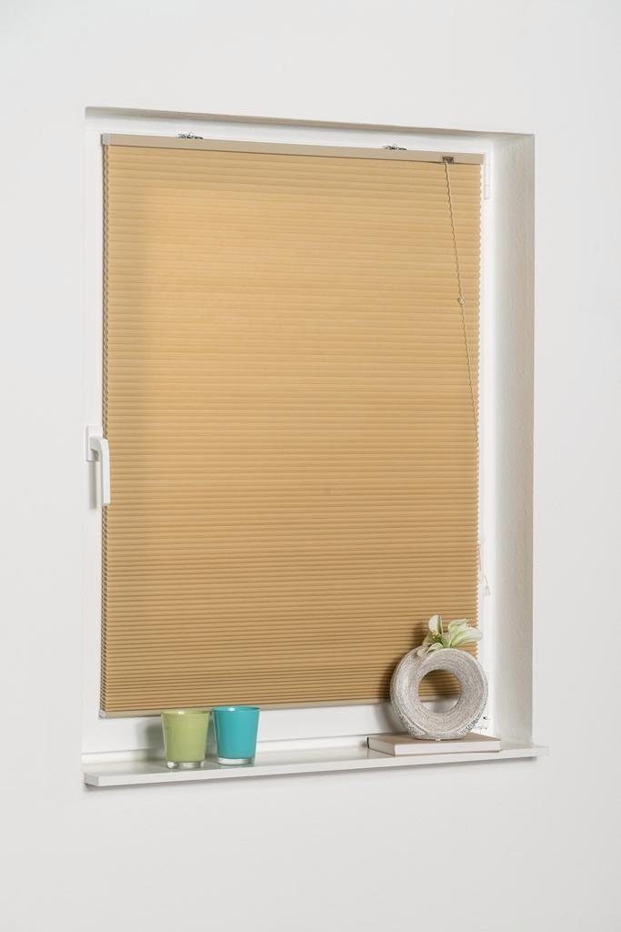 K-HOME Plissee Klemmfix Wabenplissee, Lichtschutz, ohne Bohren, freihängend, Klemmfix