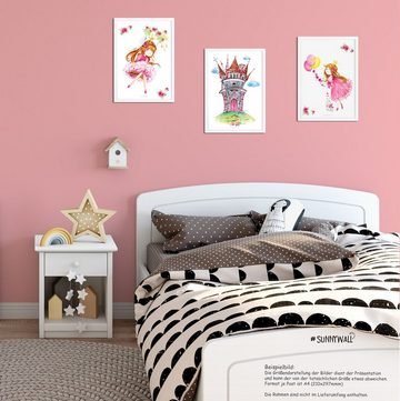 Sunnywall Poster Poster Kinderzimmer Prinzessin (3er Set), Prinzessin (Set, 3 St), Poster