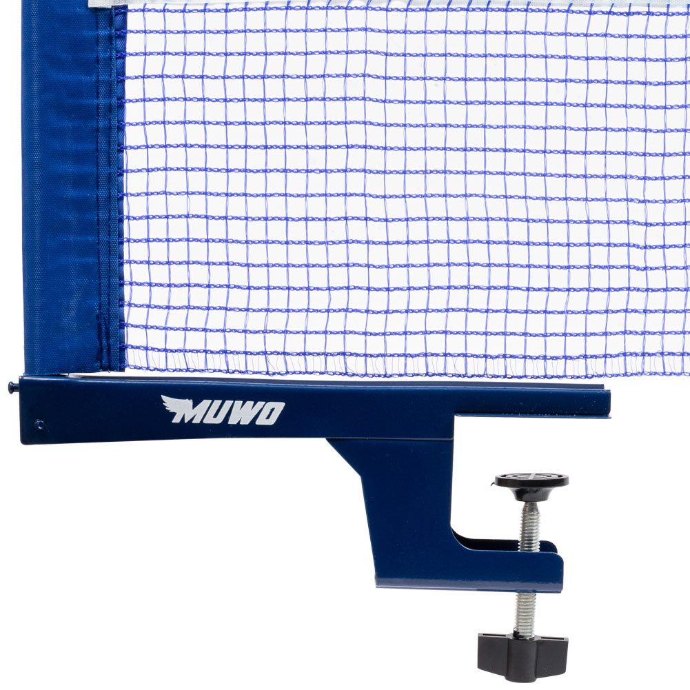 Tischtennisnetz MUWO verstellbares Tischtennisnetz und Pfosten Set