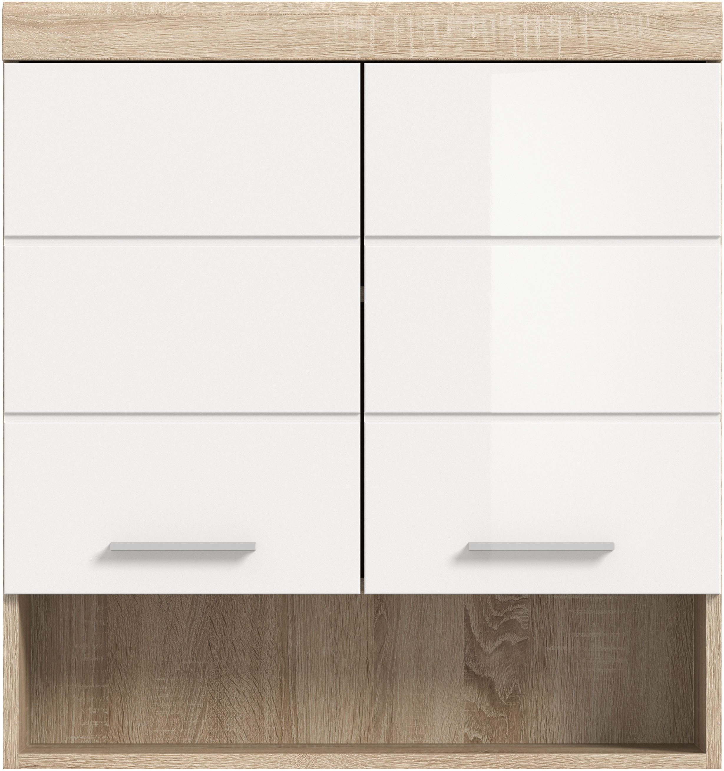 INOSIGN Hängeschrank SIENA, Breite 74cm, 2 Türen, 1 offenes Fächer, MDF-Fro günstig online kaufen