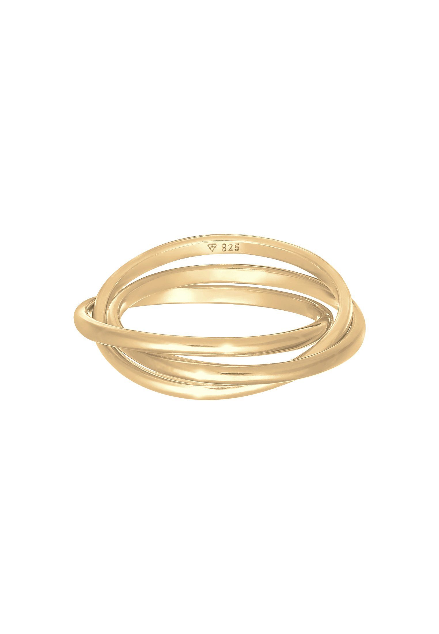 Elli Fingerring Wickelring Trio Trini Basic 925 Silber günstig online kaufen