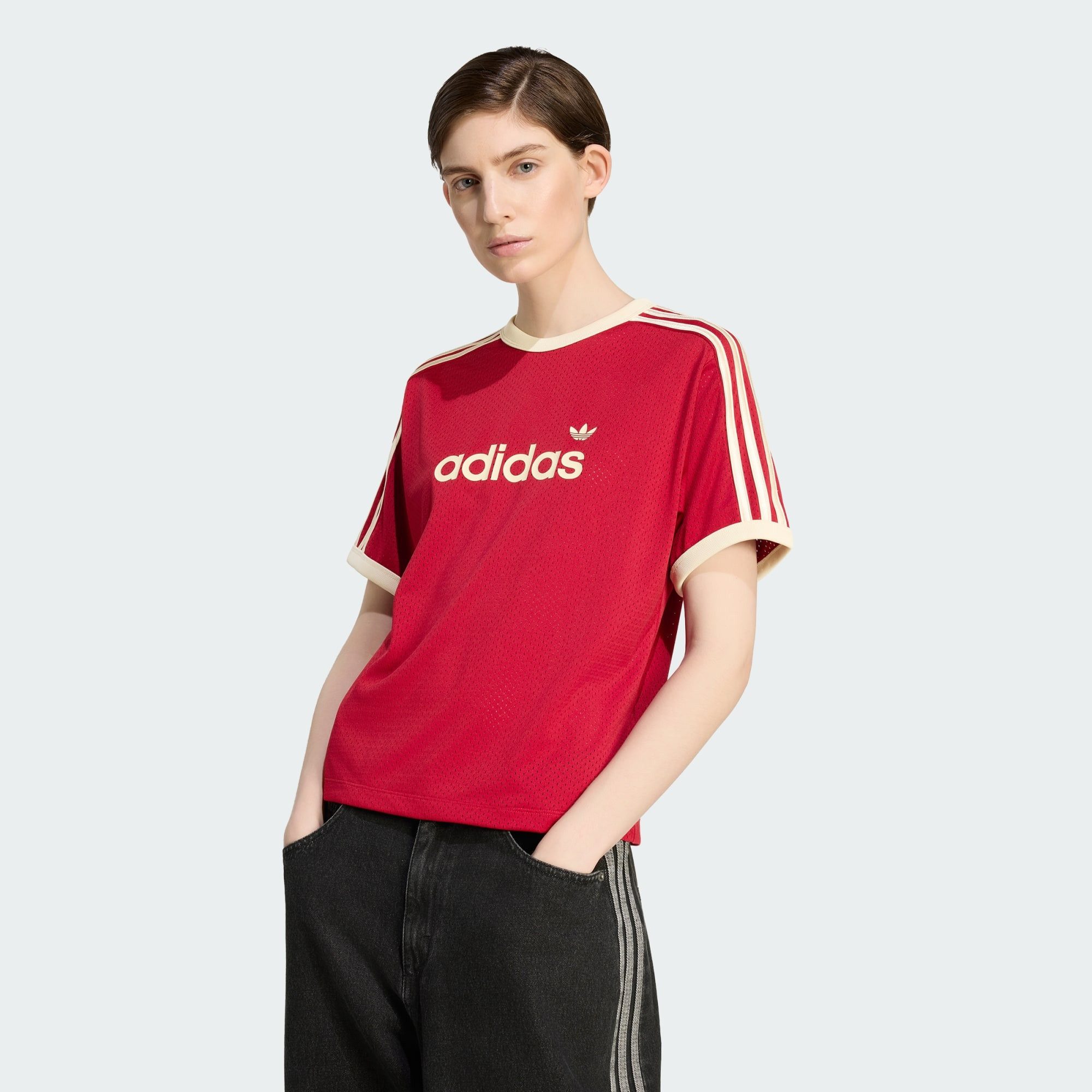 adidas Originals T-Shirt LINEAR MESH T-SHIRT (1-tlg)
