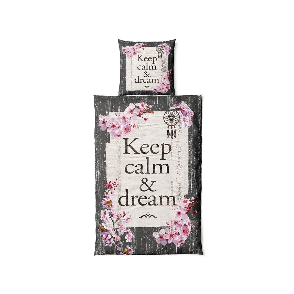 VertriebsArena GmbH Bettwäsche MF Bettwäsche Blossom Dream 80gsm