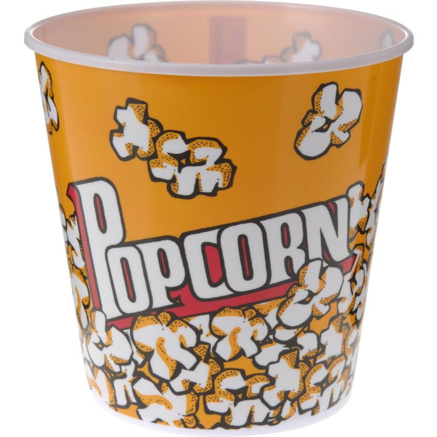 Koopman Schüssel 24 Stück Popcorn-Eimer 18x18cm Gefäß Schale Kino Partyzubehör 24er-Set