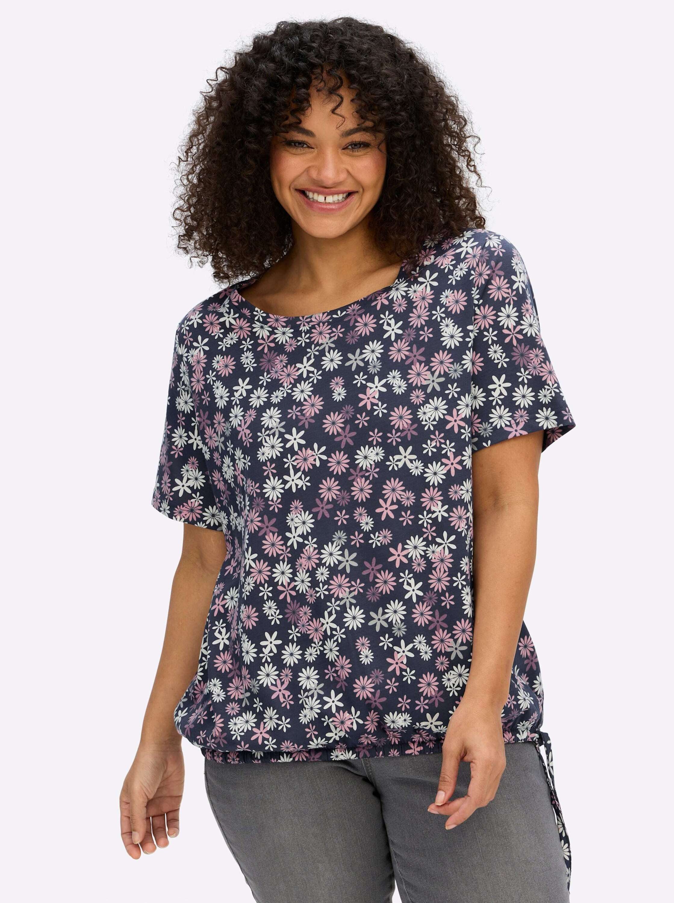 Sheego T-Shirt Shirt Kurzarm