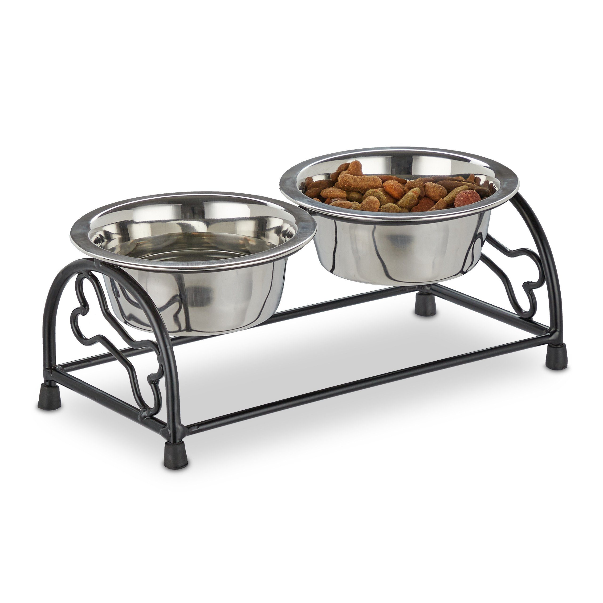 Napf-Set Hunde Napfset mit Halterung