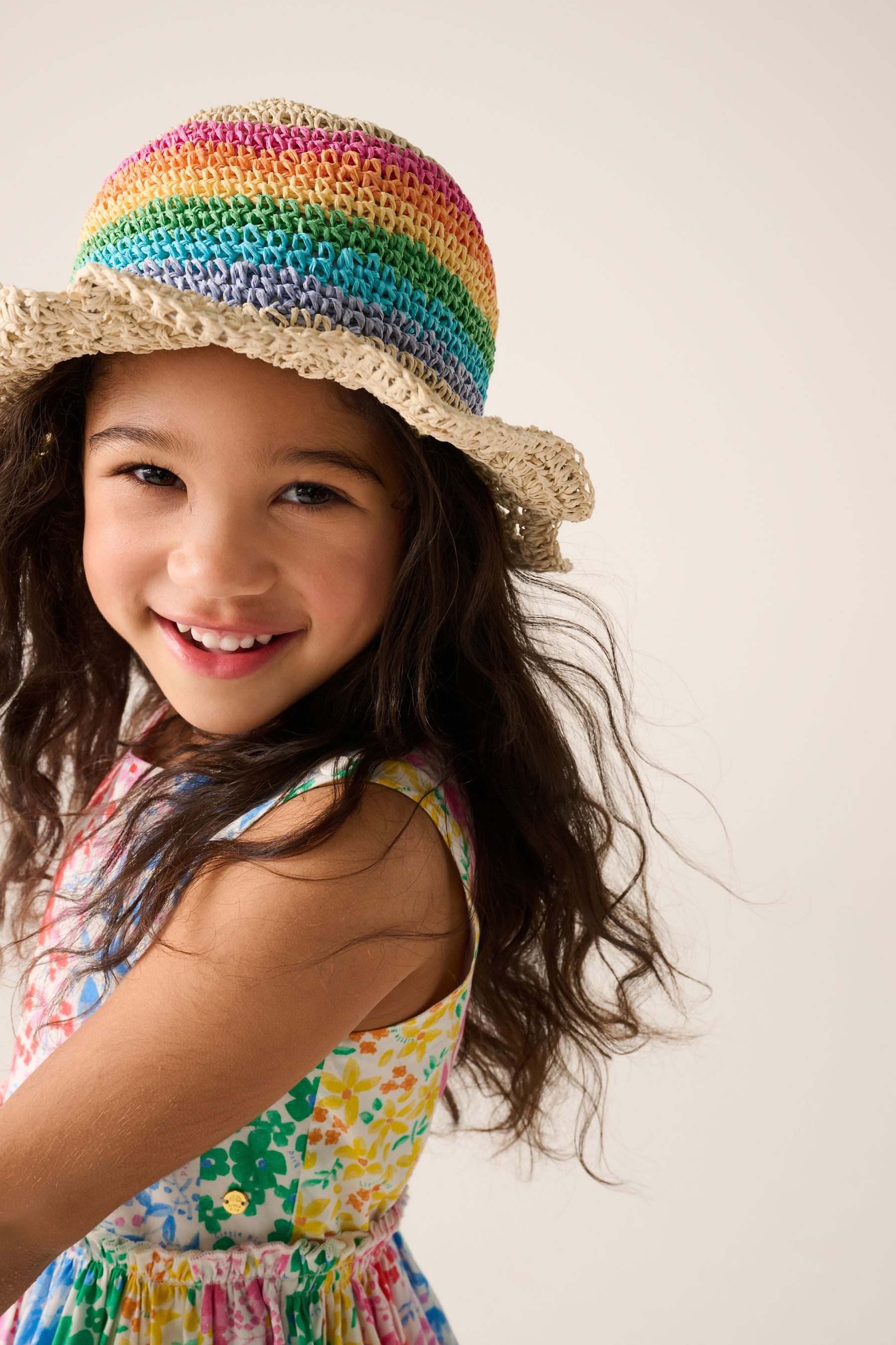 Little Bird by Jools Oliver Strohhut Little Bird by Jools Oliver Regenbogen-Strohhut (1-St)