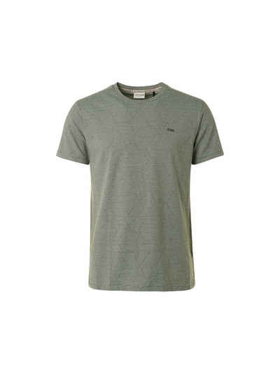 NO EXCESS T-Shirt »T-Shirt Crewneck Stripe Jacquard« (1-tlg)