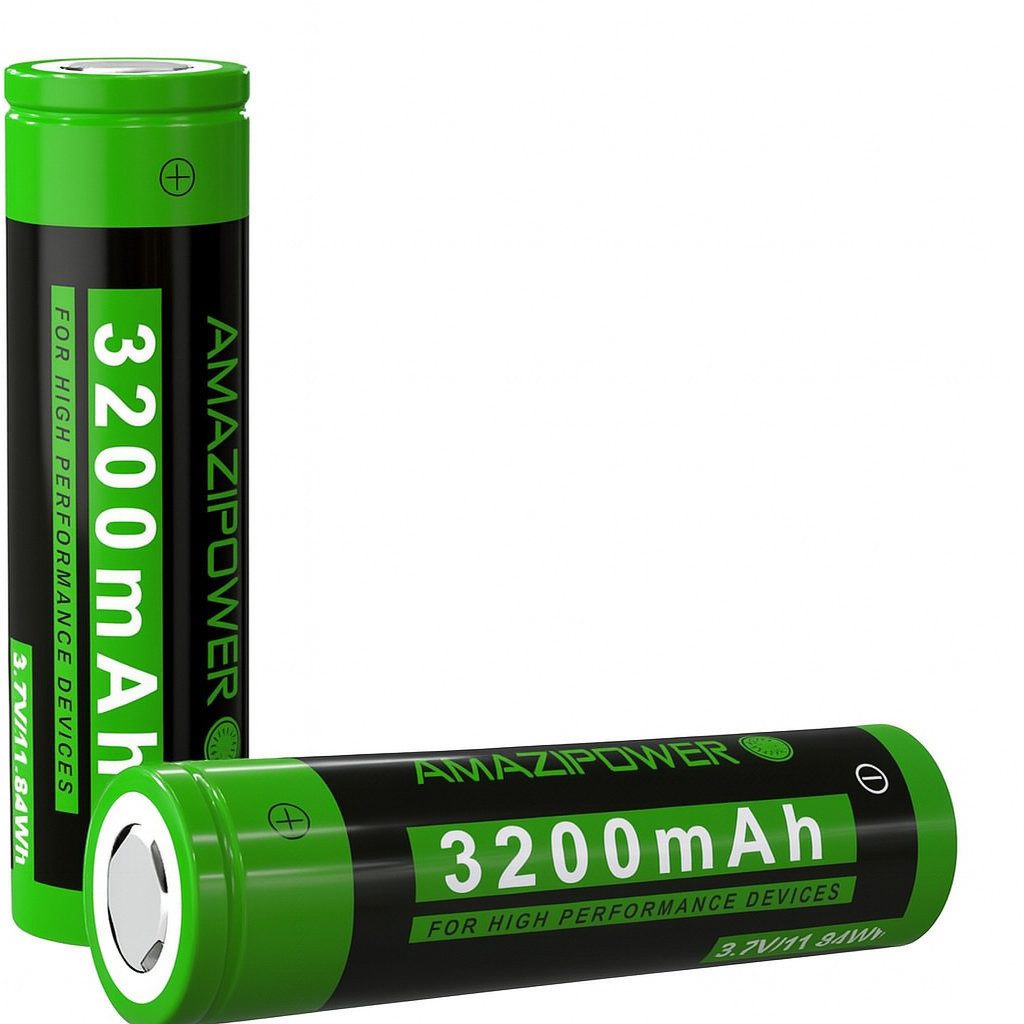 LA CUTE 3200mAh NiMH Akku 3,7V Wiederaufladbar, LED-Stirnlampen Vape Akku 18650 Akku Li-Ion 18650 3200 mAh (3,7 V, 2 St), Hohe Kapazität, Mehrfachschutz, langle – Bild 4 von 5