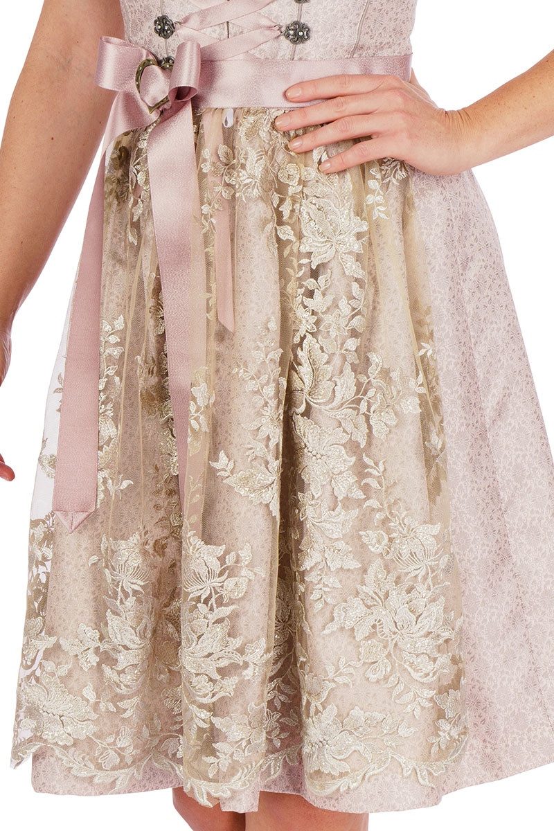 MarJo Dirndl Midi Dirndl 2tlg. - ELINA - puder/champagner – Bild 3 von 5