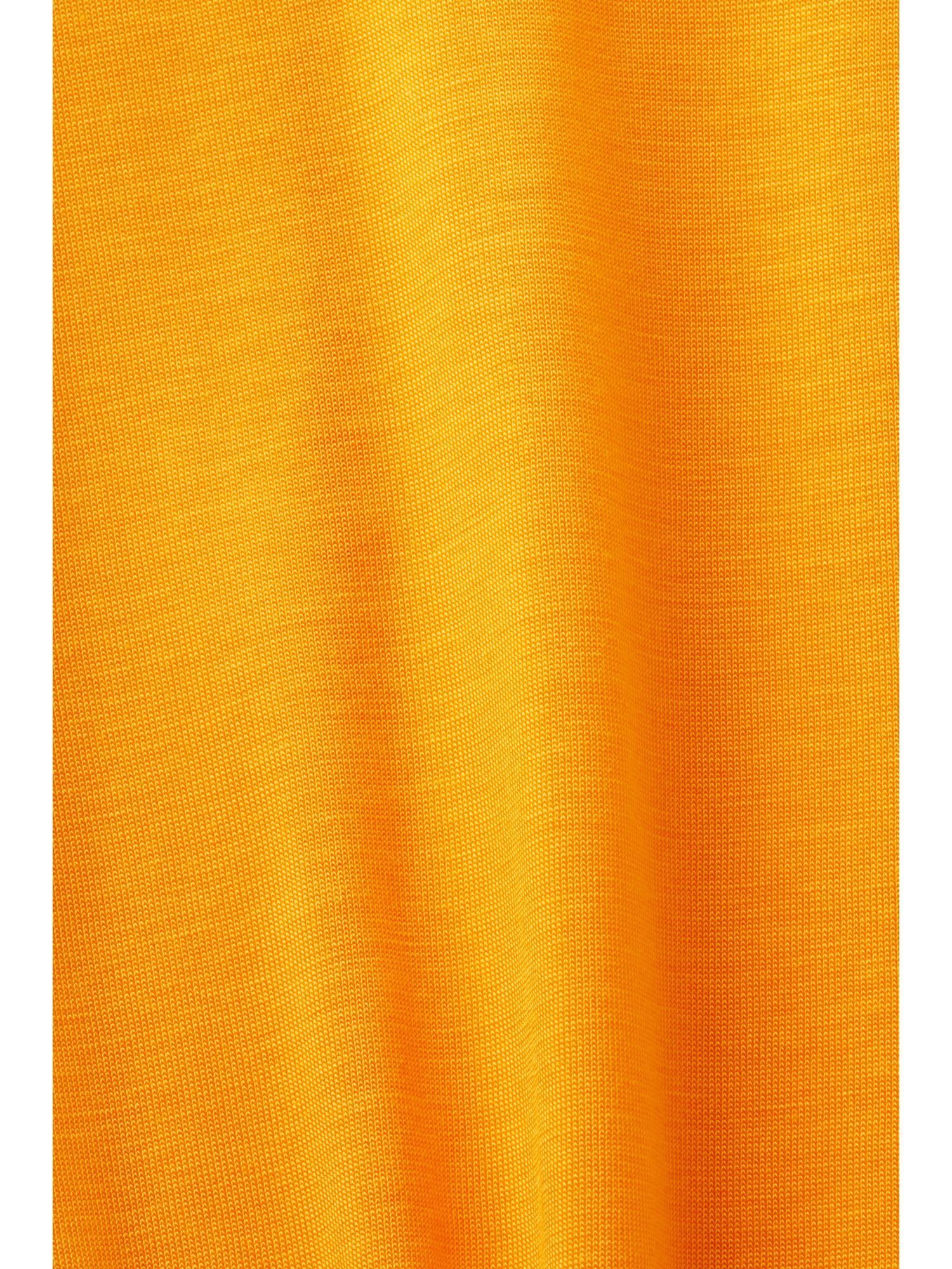 (1-tlg) Collection Esprit ORANGE GOLDEN Jersey-Longsleeve Langarmshirt