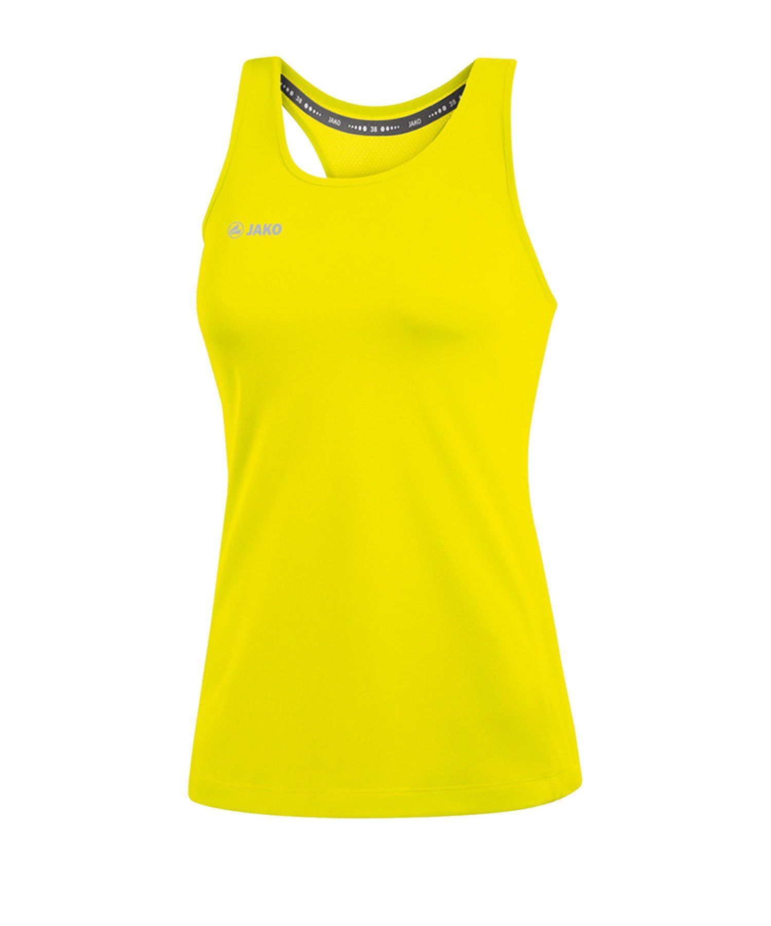 Laufshirt Jako Damen Gelb Run Tanktop Running 2.0 default