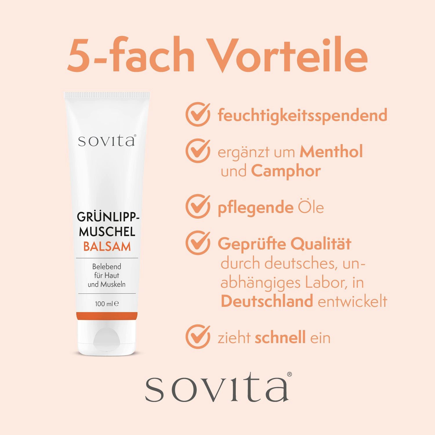 Ascopharm sovita Grünlippmuschel Balsam 100ml 1, 1 er