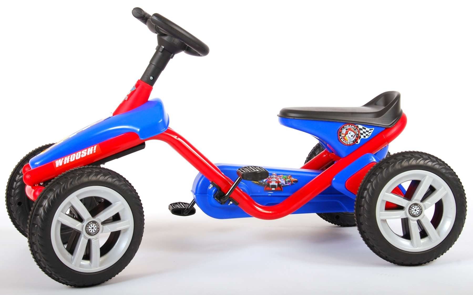 Volare Kinderfahrrad Mini PAW Blau Rot Go - Kart - PATROL