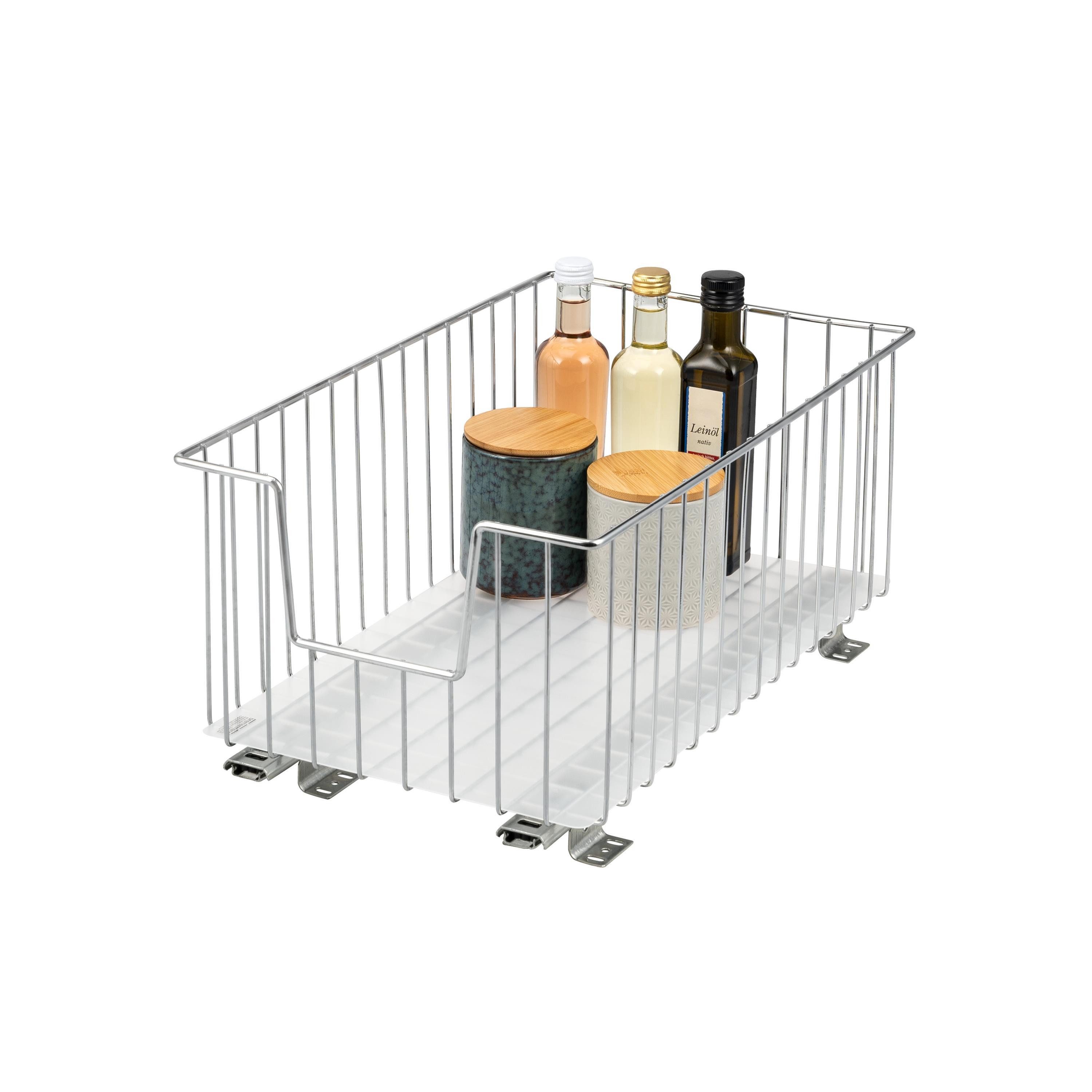 bremermann Teleskopauszug Schrank-Korbauszug 30 cm Breite, mit Einlegeboden