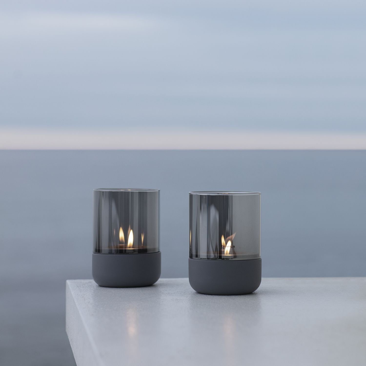 blomus Teelichthalter Calma XS Steel Gray günstig online kaufen