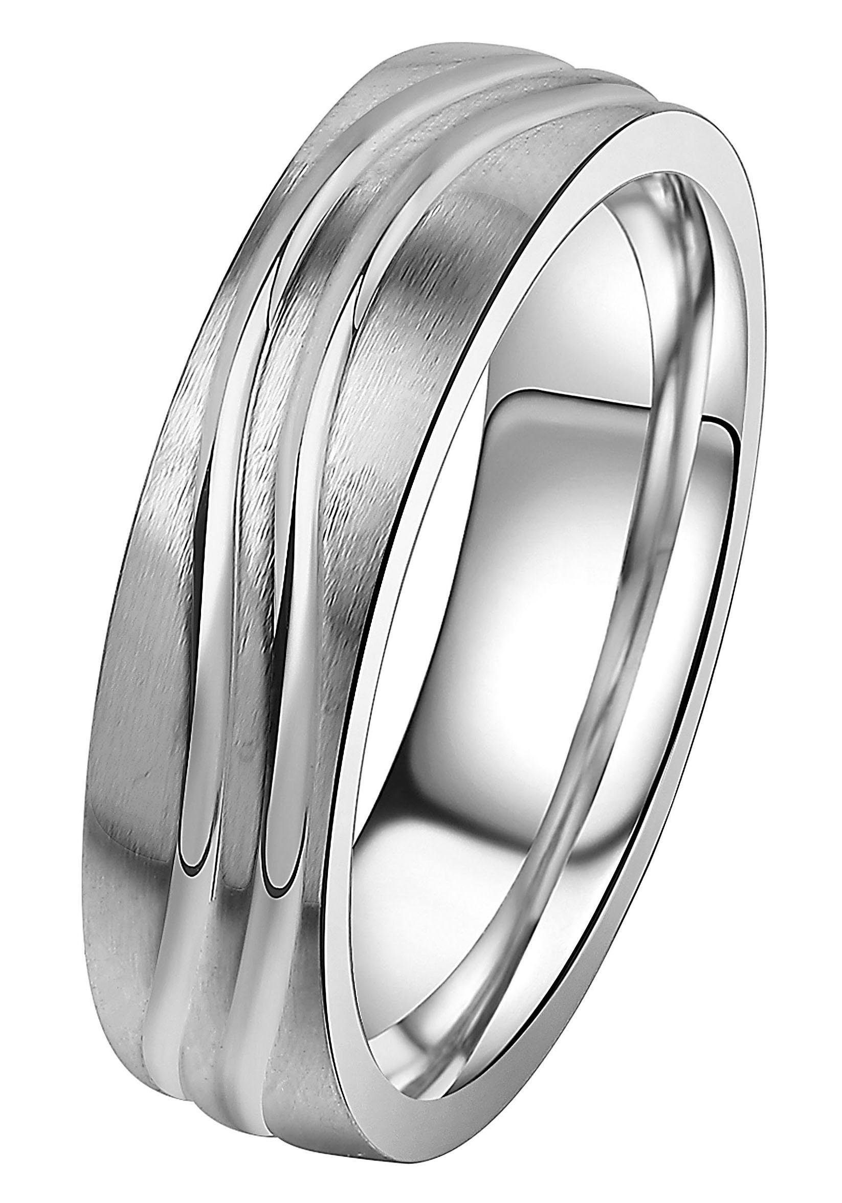 DOOSTI Trauring Schmuck Geschenk Edelstahl Trauring Ehering Partnerring LIE günstig online kaufen