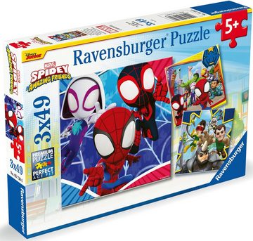 Ravensburger Puzzle Spideys Abenteuer, 147 Puzzleteile, Made in Europe147