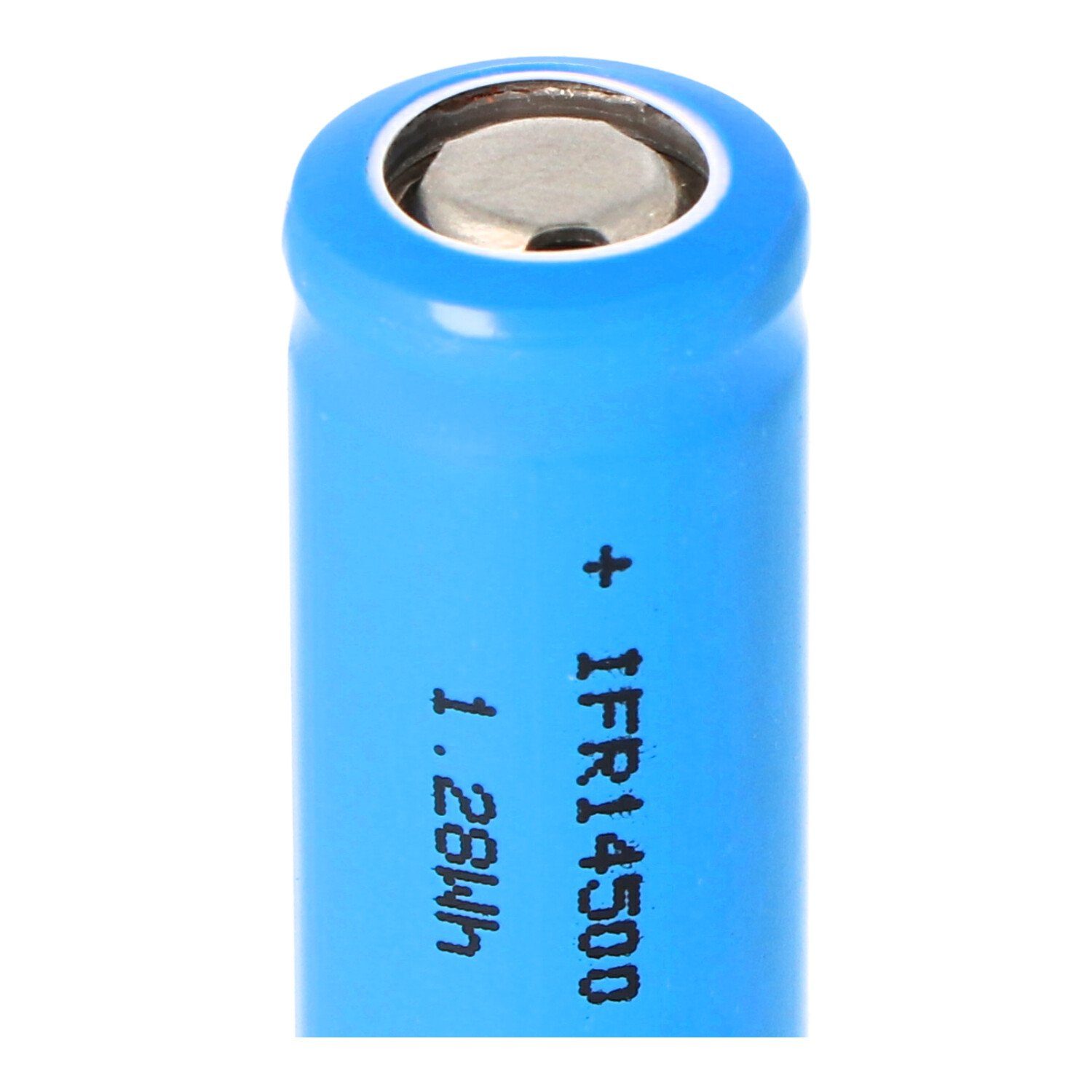 LiFePo4 AA Akku mAh 400 flach EFEST IFR14500 Top (3,5 400mAh V) - mit Kopf) Akku (ohne Flat 3,2V