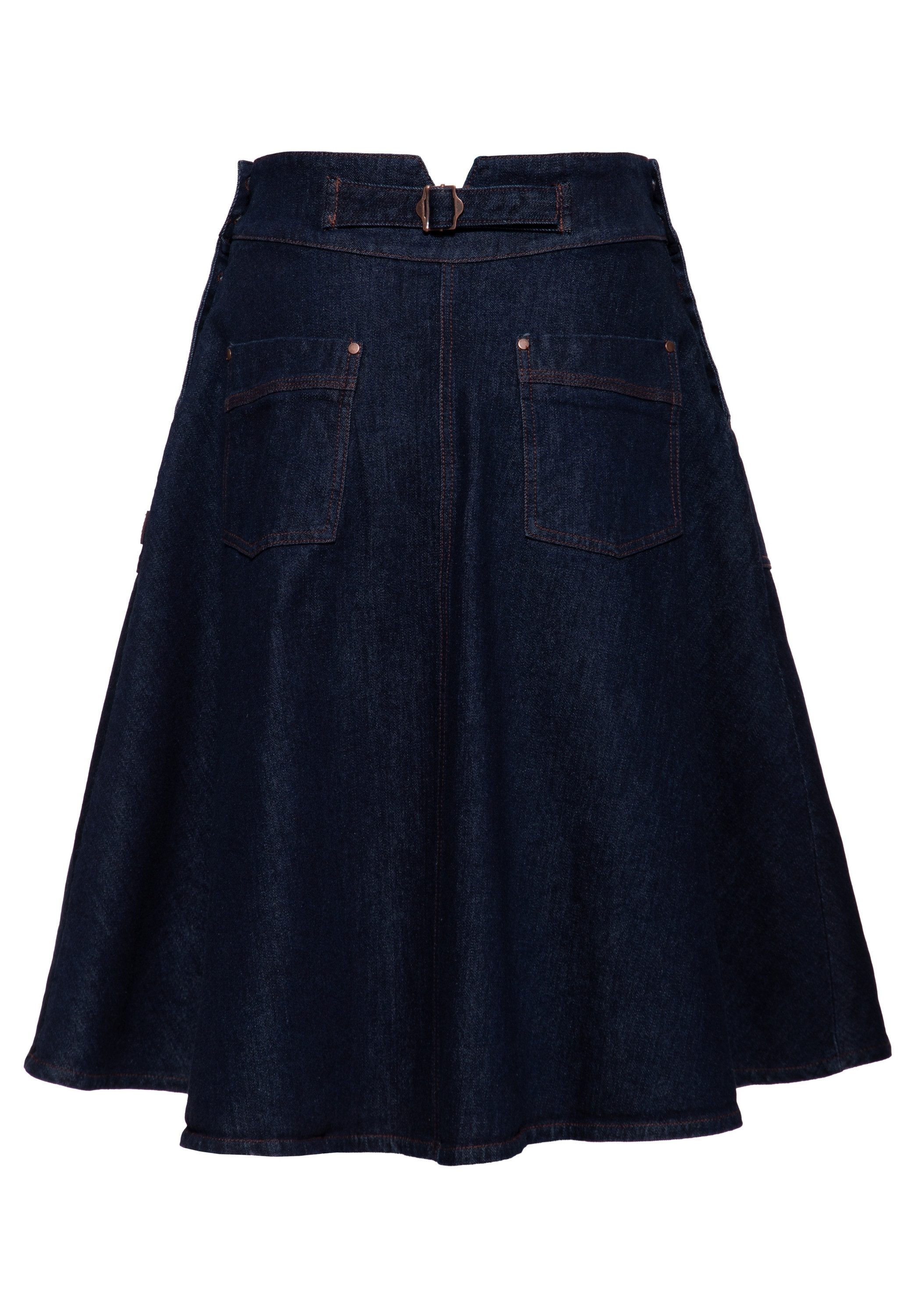 QueenKerosin Jeansrock Josie mit Cinch-Back