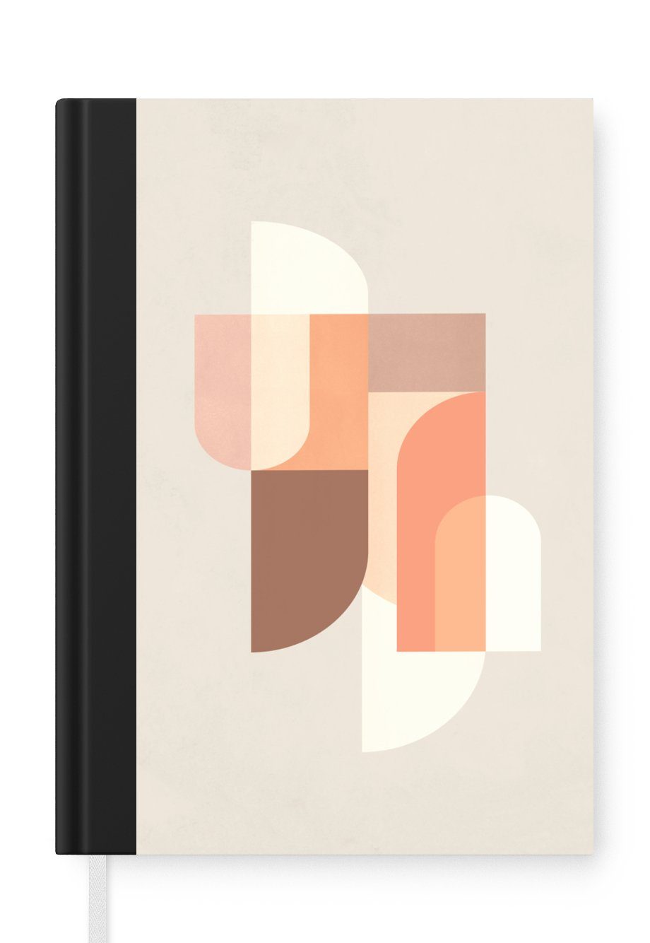 MuchoWow Notizbuch Abstrakt - Kunst A5, Tagebuch, Journal, Haushaltsbuch Merkzettel, Muster Notizheft, 98 Seiten, - Farben, 