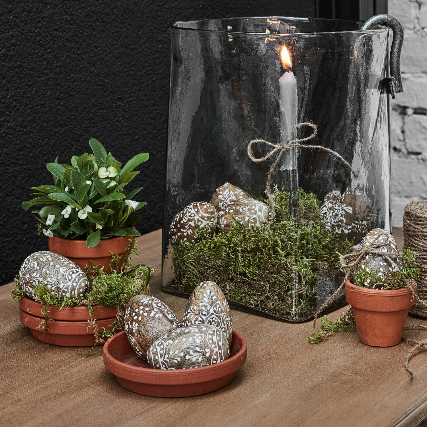 Mirabeau Osterei Osterei 9er Set Raylan braun