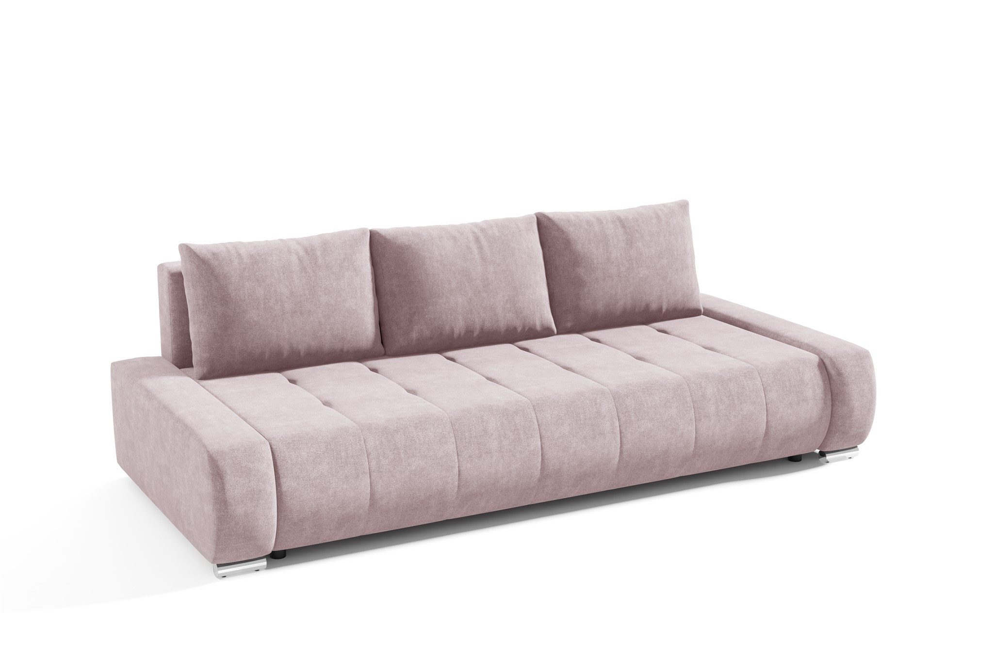 Fun Möbel 3-Sitzer Sofa mit Schlaffunktion VOGAR, inkl. Bettkasten