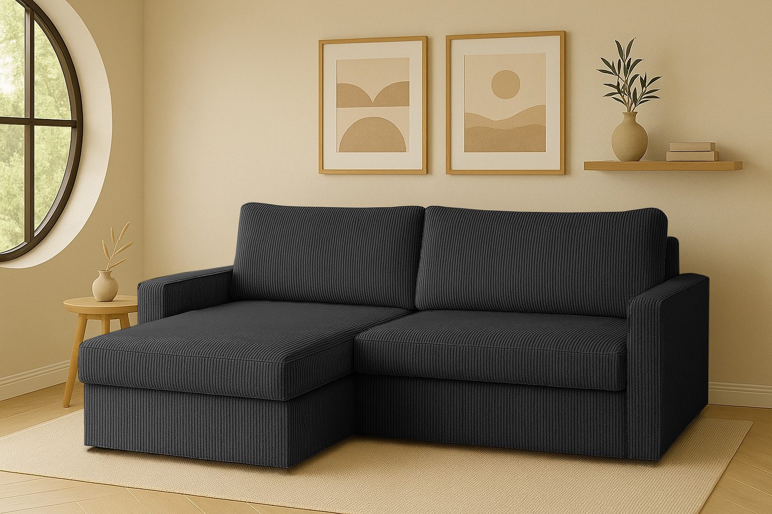 Kaiser Möbel Ecksofa mit Schlaffunktion und günstig online kaufen