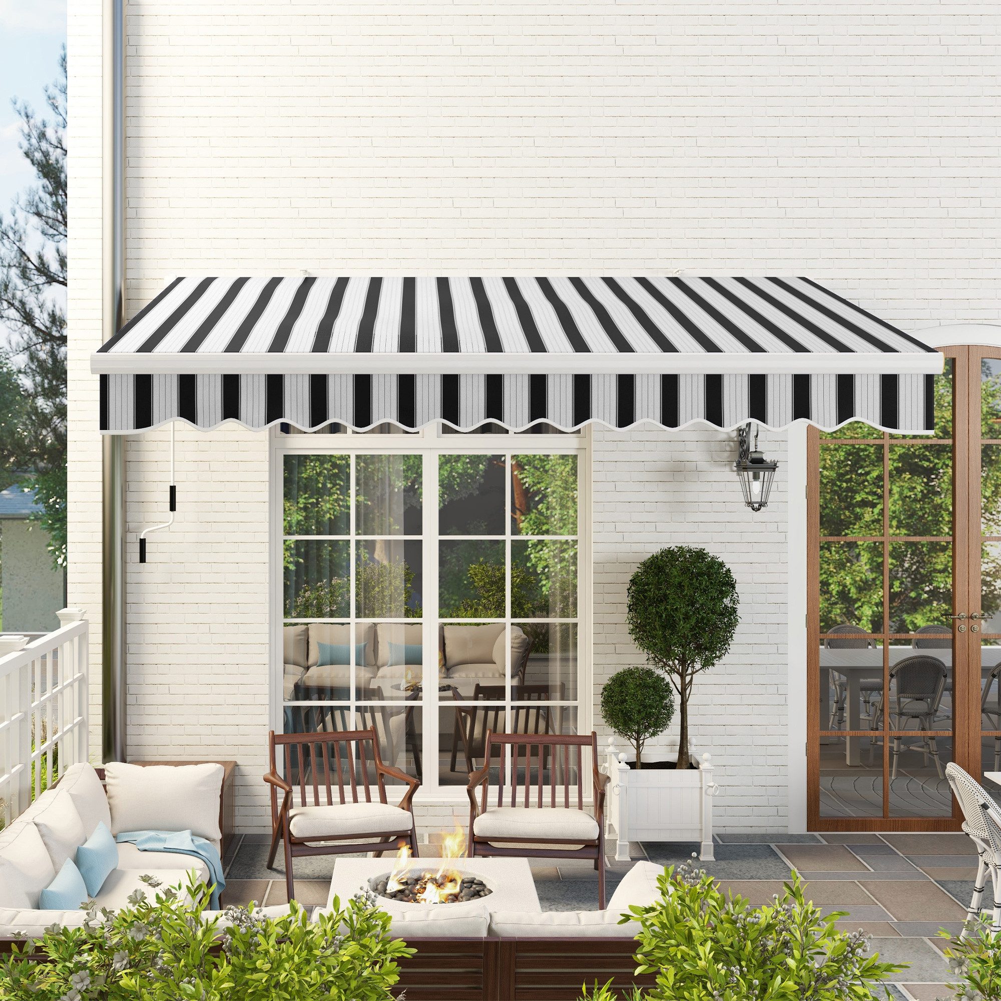 MC Star Gelenkarmmarkise Balkonmarkise, 3,95x2,45x3,50 m, günstig online kaufen