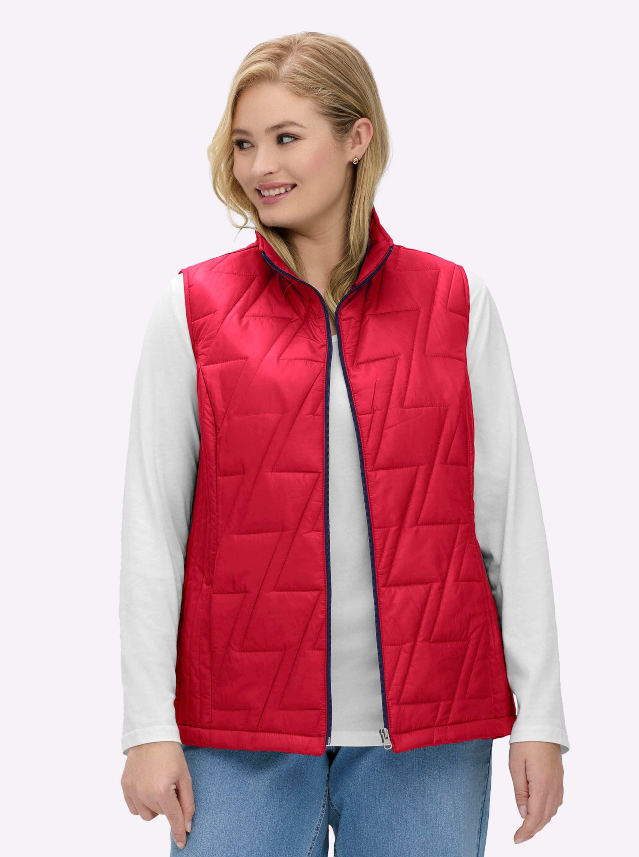 Sieh an! Jerseyweste Steppweste