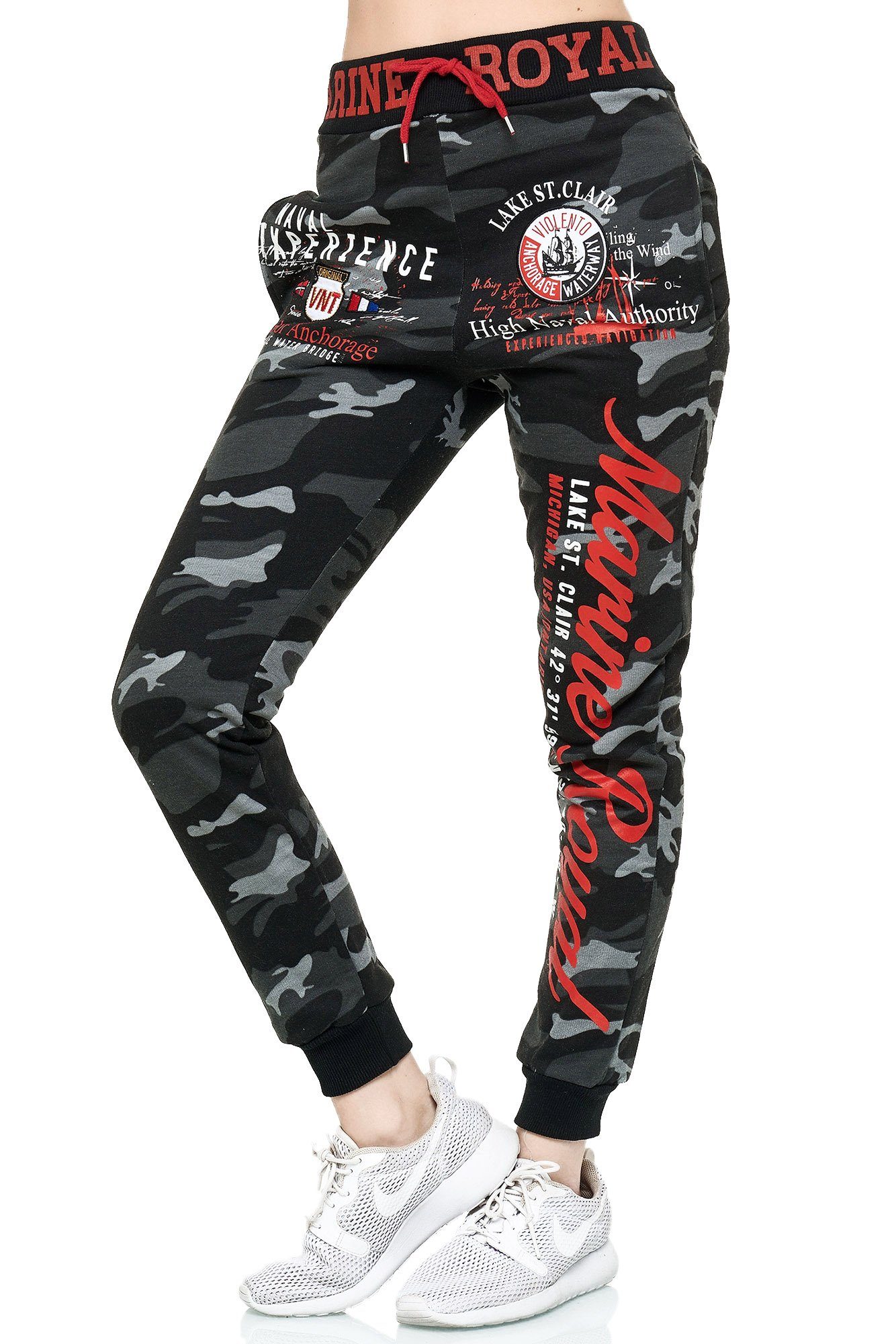 L.gonline Jogginghose Damen JoggingHOSE lang, Trainingshose Baumwolle, Spor günstig online kaufen