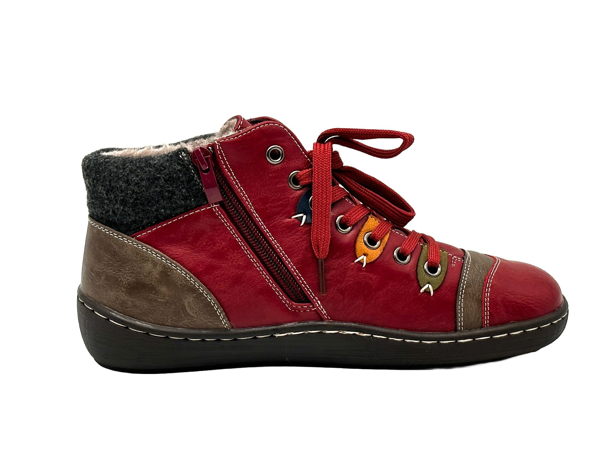 Nowaland Gefütterte Winter-Boots mit warmem Innenfutter und flexiblem Komfort Westernstiefelette wärmendes Innenfutter – leichtes Tragegefühl – modernes Design – Bild 4 von 5