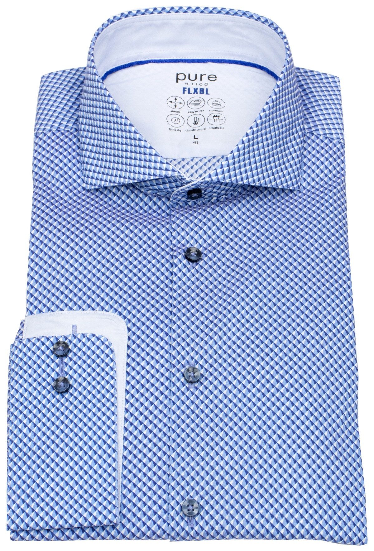 Langarmhemd Slim Fit