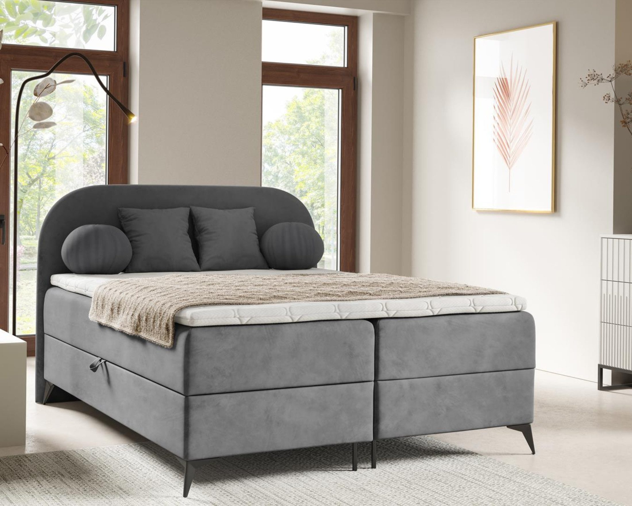 Deine Möbel 24 Boxspringbett JENNY Komplettbett günstig online kaufen
