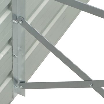 furnicato Hochbeet Garten-Verzinkter Stahl 100x40x77 cm Grau