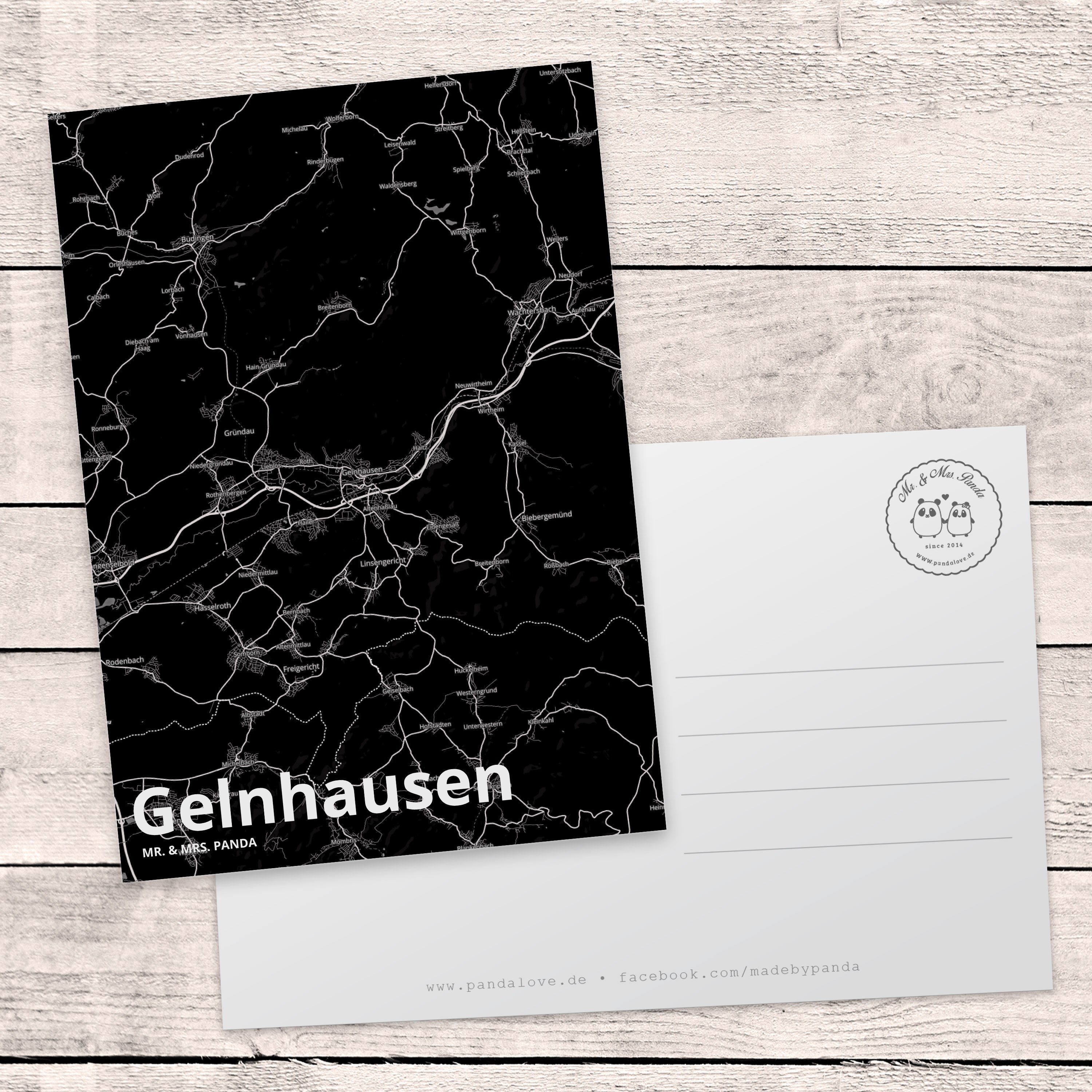 Mr. Einladung, Gelnhausen Geschenk, Einladungskarte, Panda Geburtstagskarte Mrs. Postkarte & -