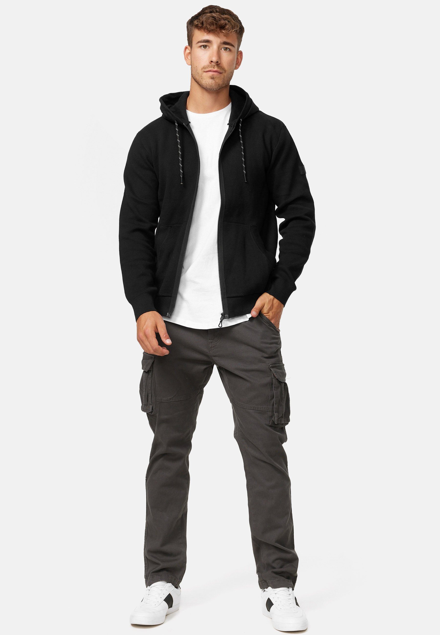 Indicode Kapuzensweatjacke Herren Reilly Hoodie Sweatjacke Herrenjacke