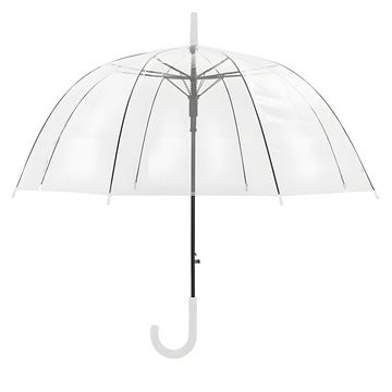 TSB Werk Stockregenschirm Regenschirm Hochzeitsschirm Automatik, Glockenschirm, Transparent, Stockschirm, Groß