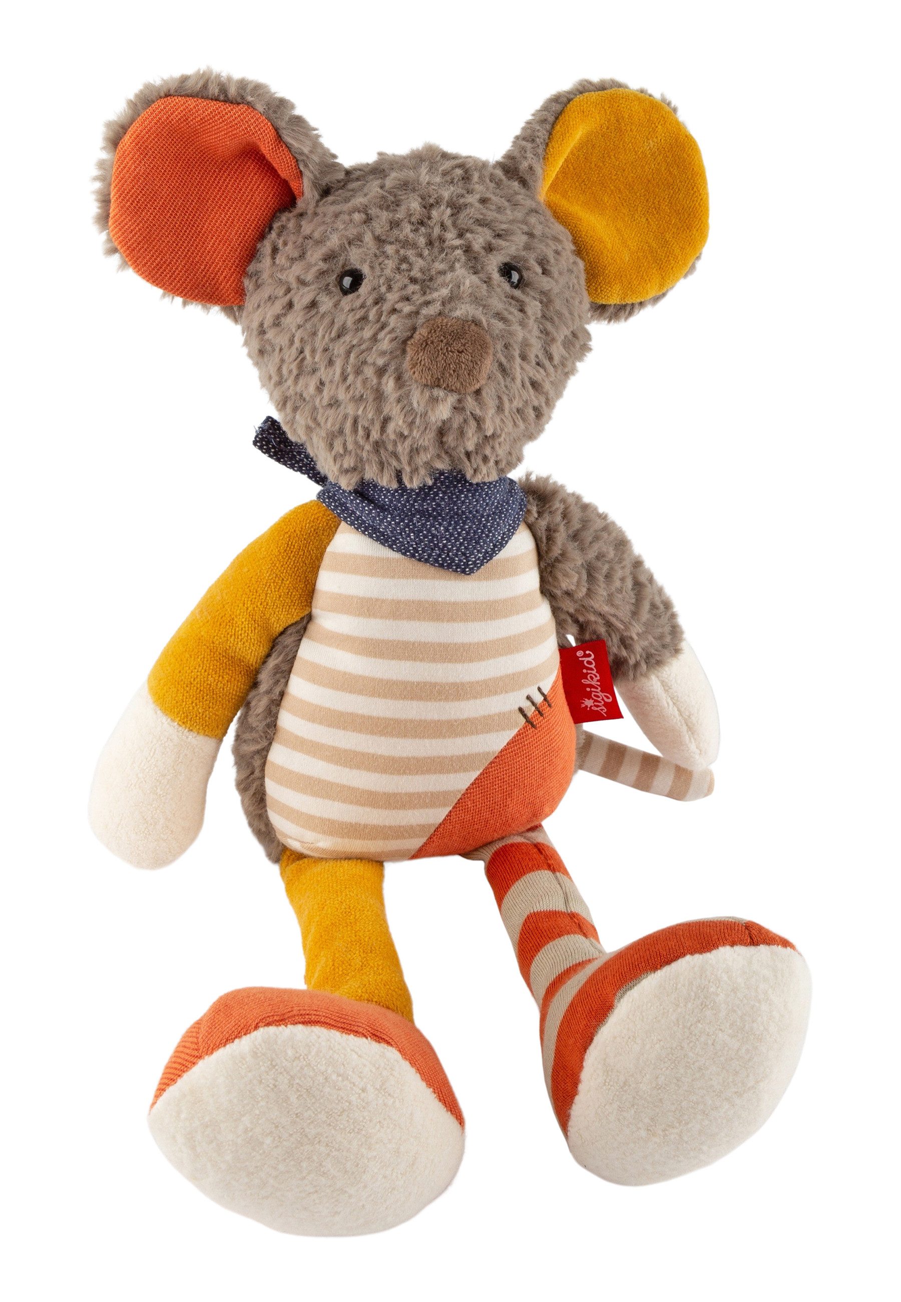 Sigikid Kuscheltier Kuscheltier Maus Patchwork Sweety (1-St)