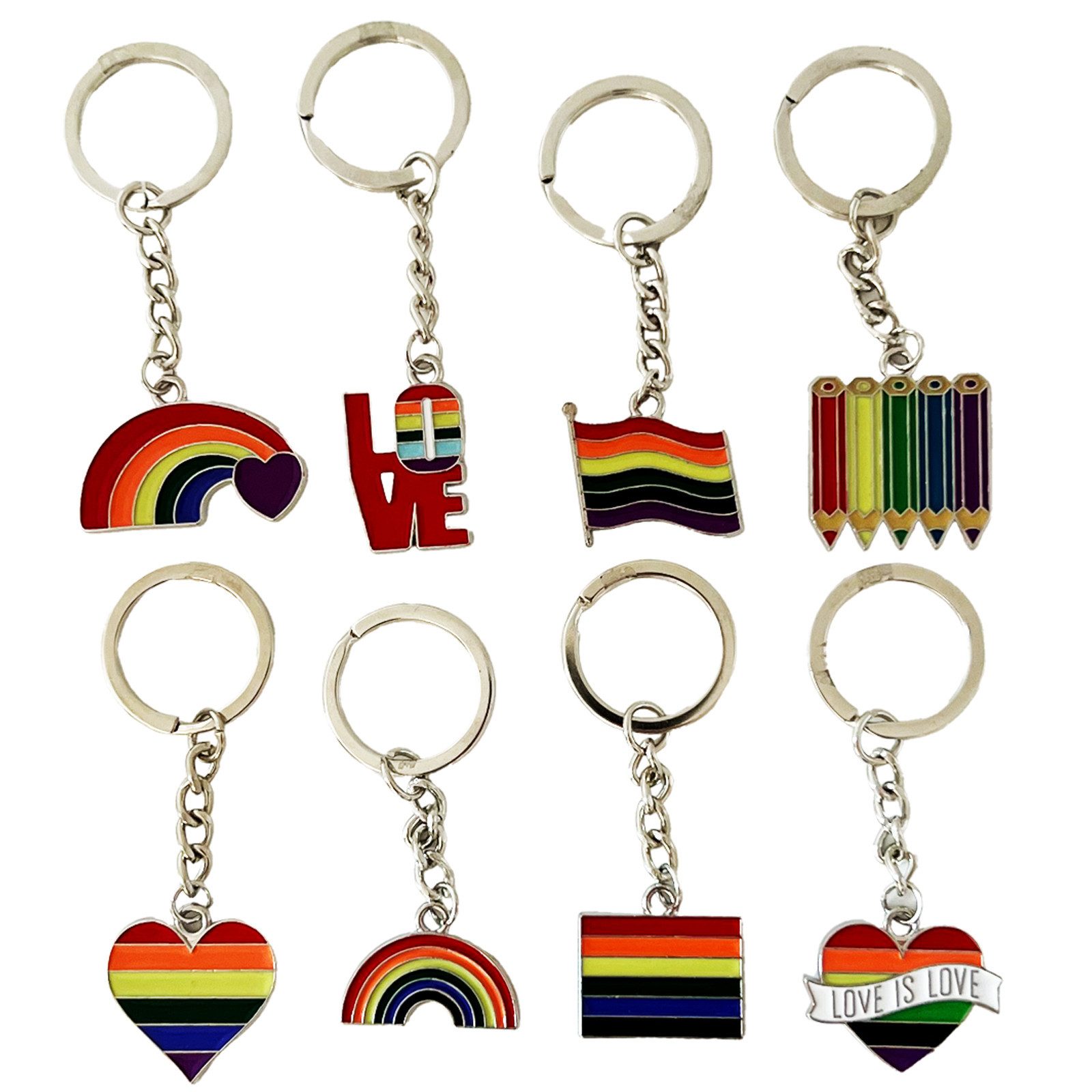 Gravidus Schlüsselanhänger Set Pride 8er Set günstig online kaufen