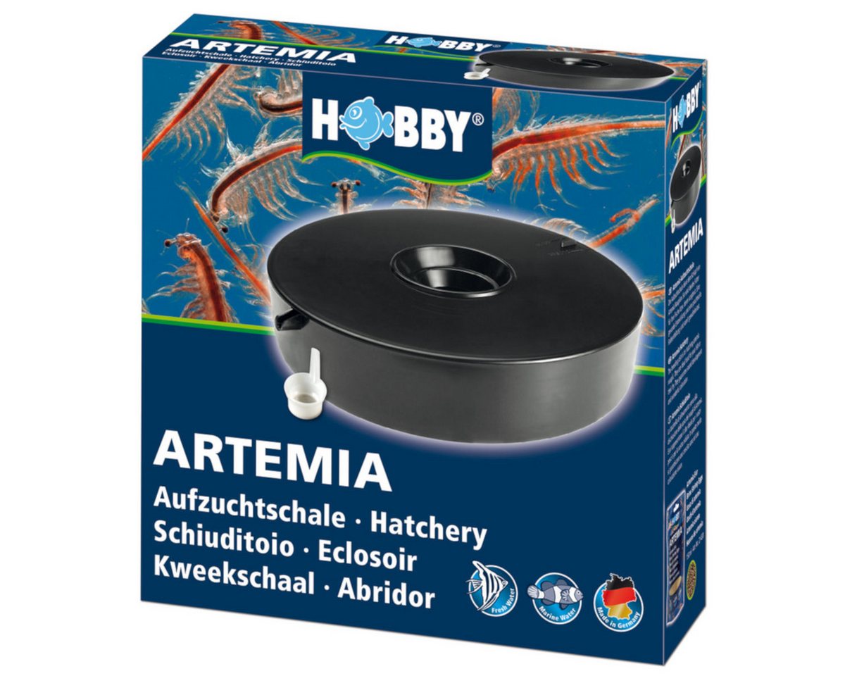 Thumbnail - HOBBY Aquarium Set zur Artemia Aufzucht: Aufzuchtschale + 20 ml Eier + 195g Salz, Aufzuchtschale + 20 ml Eier + 195g Sal...