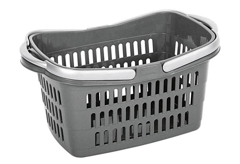 Rival Einkaufskorb Einkaufskorb Kunststoff 48x28,5x23,5 cm grau günstig online kaufen
