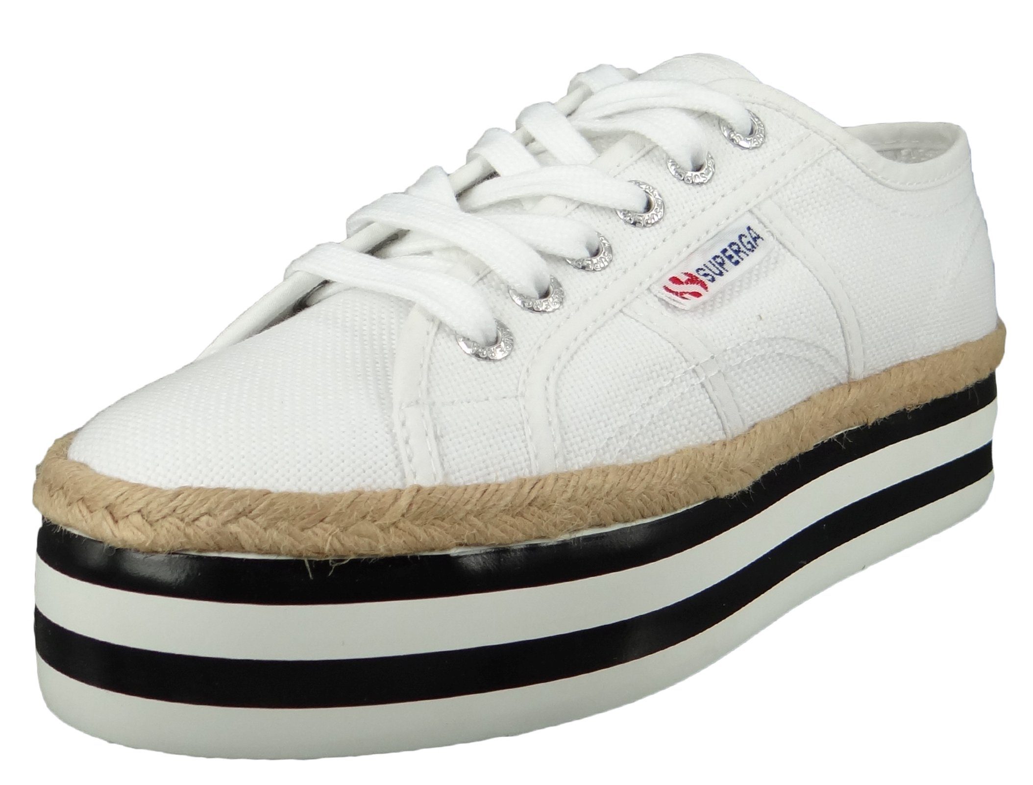 Superga S31146W-2790 A0Z white black white stripes Sneaker