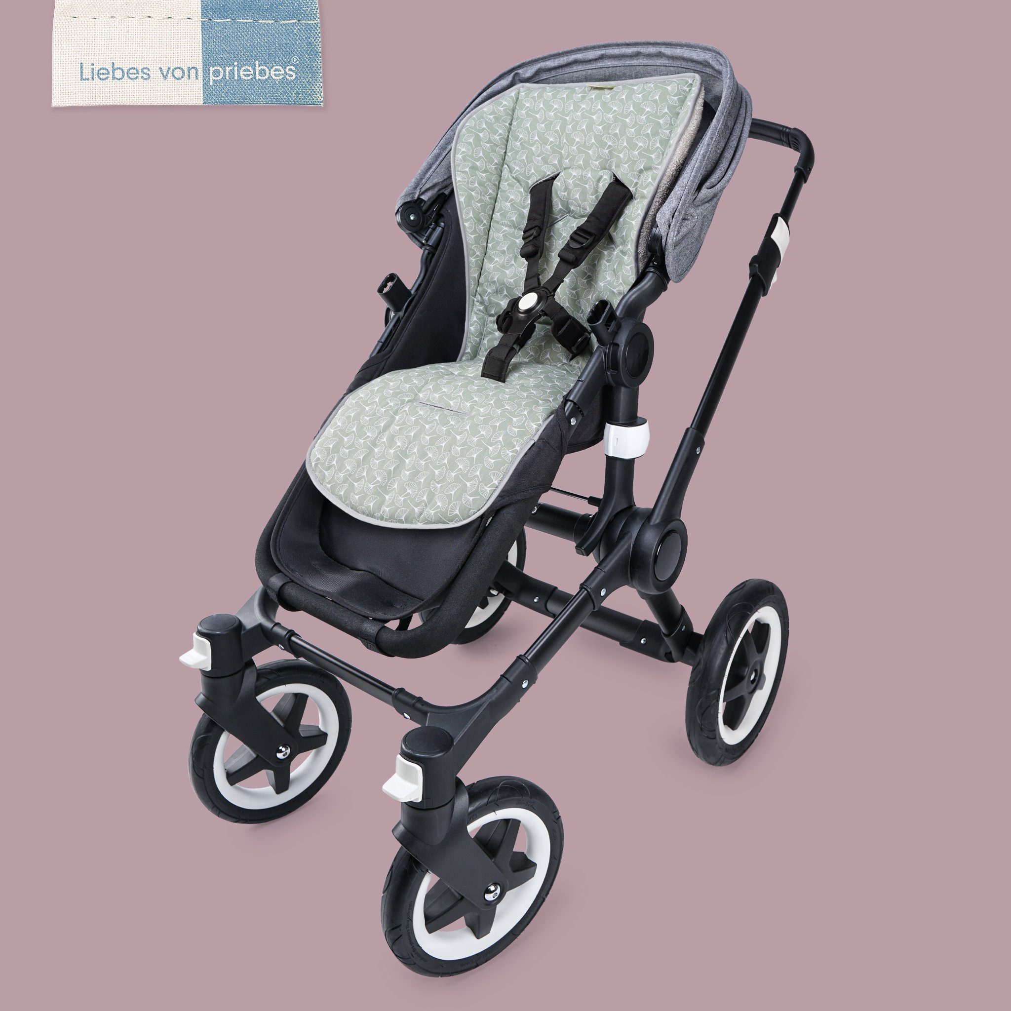 Liebes von priebes Kinderwagen-Sitzauflage Sitzauflage Lotte für Kinderwagen