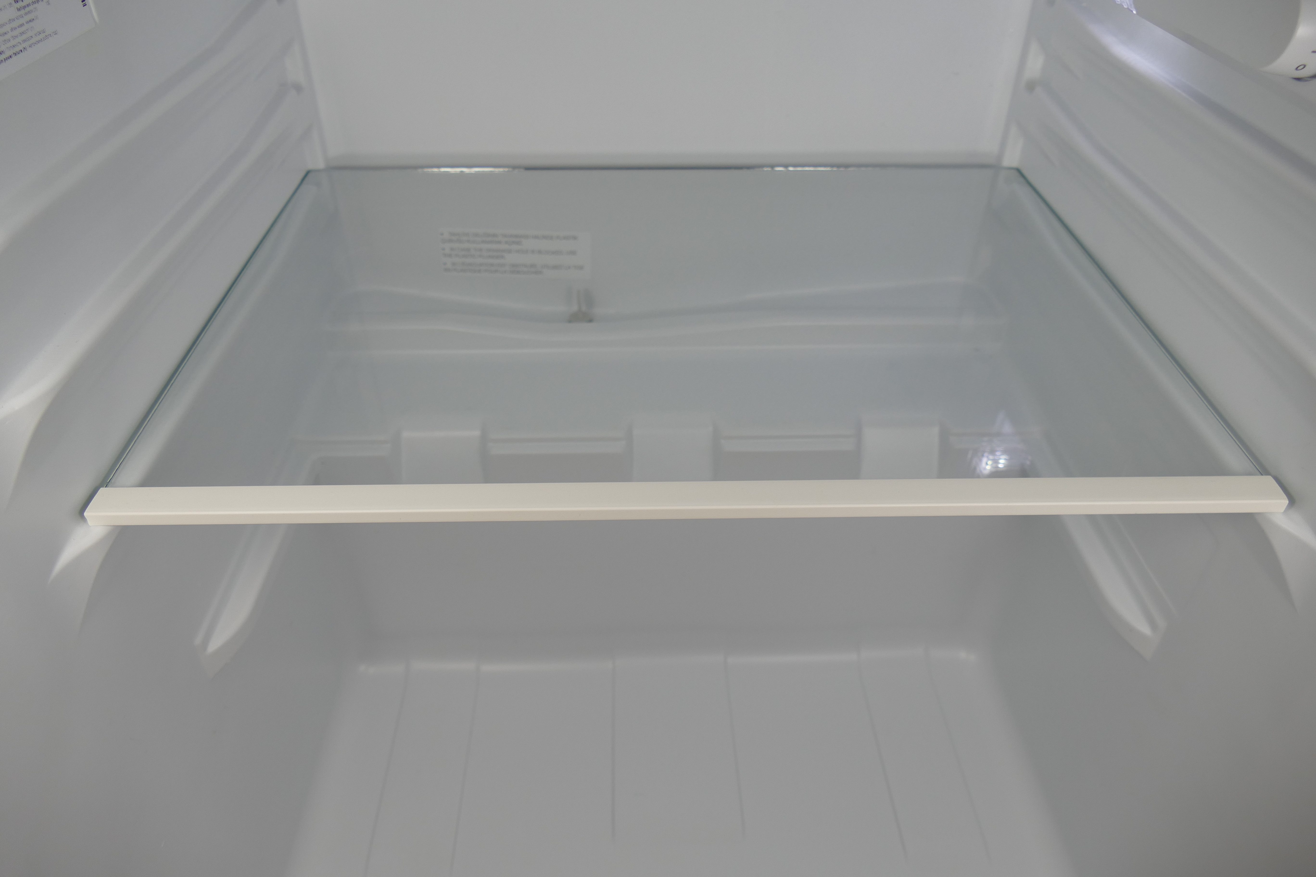 dieGlasschmiede Einlegeboden Kühlschrank, mit Kantenschutzleiste, Breite: 45cm, diverse Tiefen