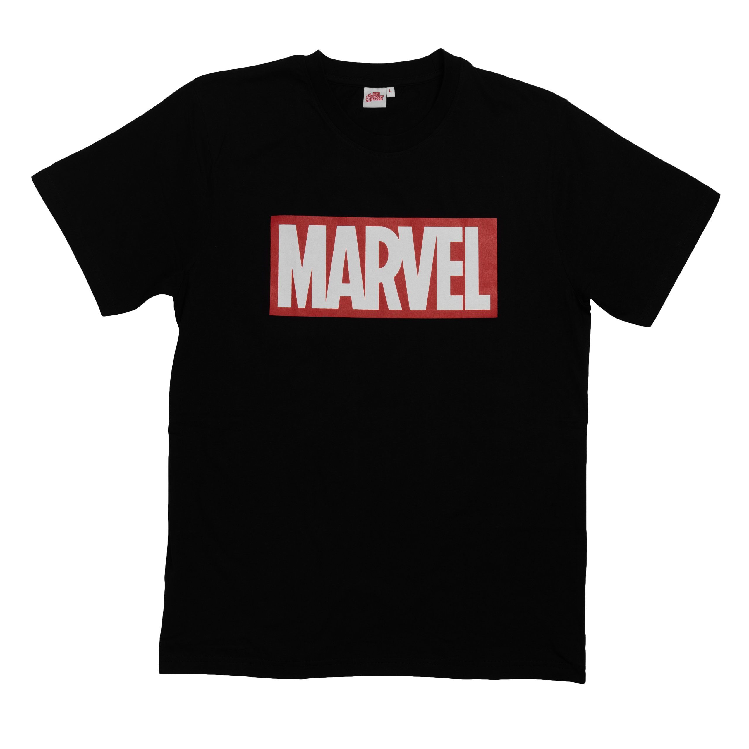 T-Shirt T-Shirt United Logo Marvel für Schwarz – Herren Labels®