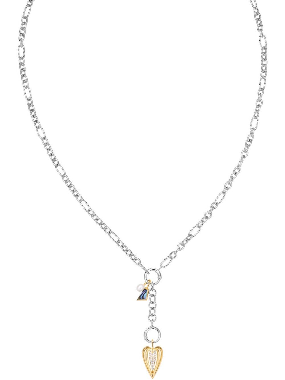 Ania Haie Kette mit Anhänger Ania Haie NST048-19 Set Halskette Heartbeat + 3 Anhänger