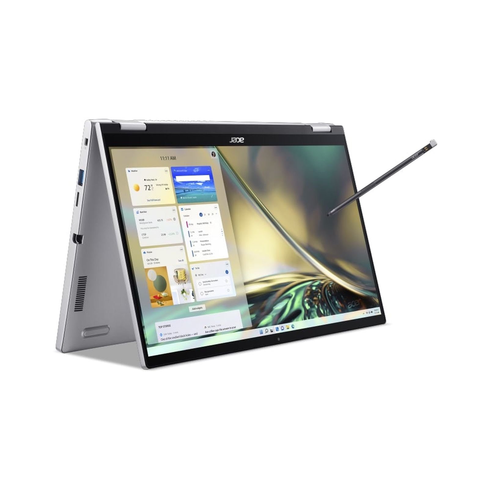 Acer Spin 3 Convertible, SP314-55N, Silber Notebook (Intel Core i7 12. Gen i5-1235U, Intel Iris Xe Graphics, 1000 GB SSD)