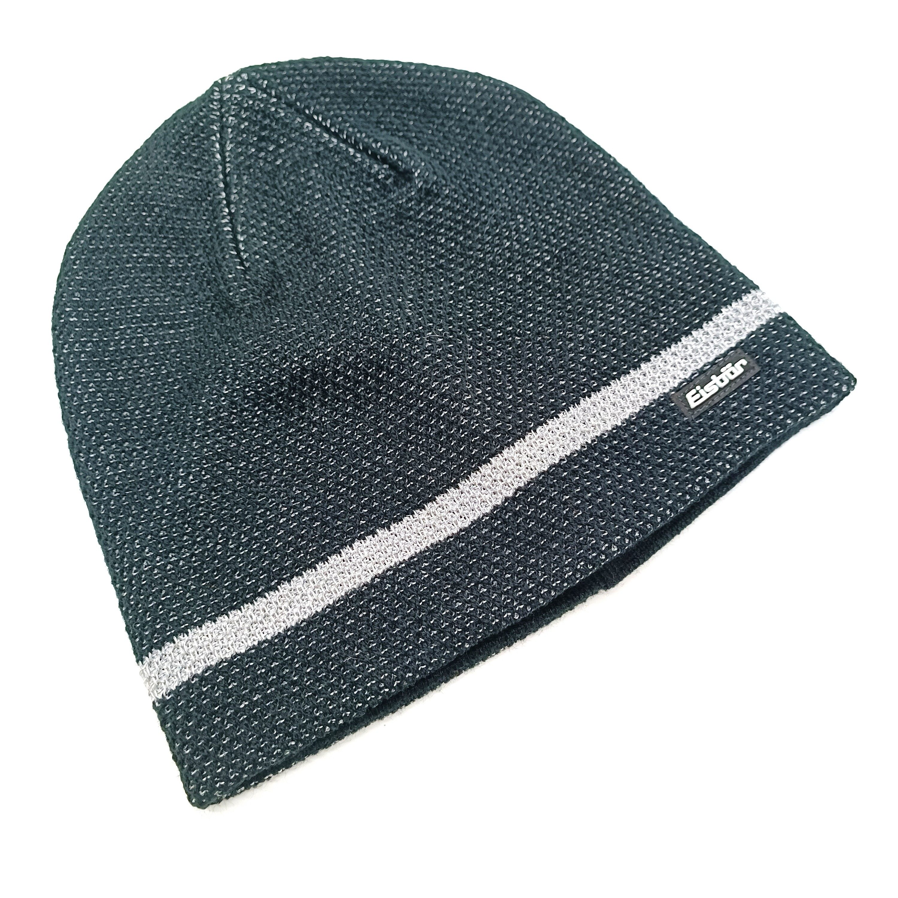 Eisbär Strickmütze Butch Beanie Reflective schwarz